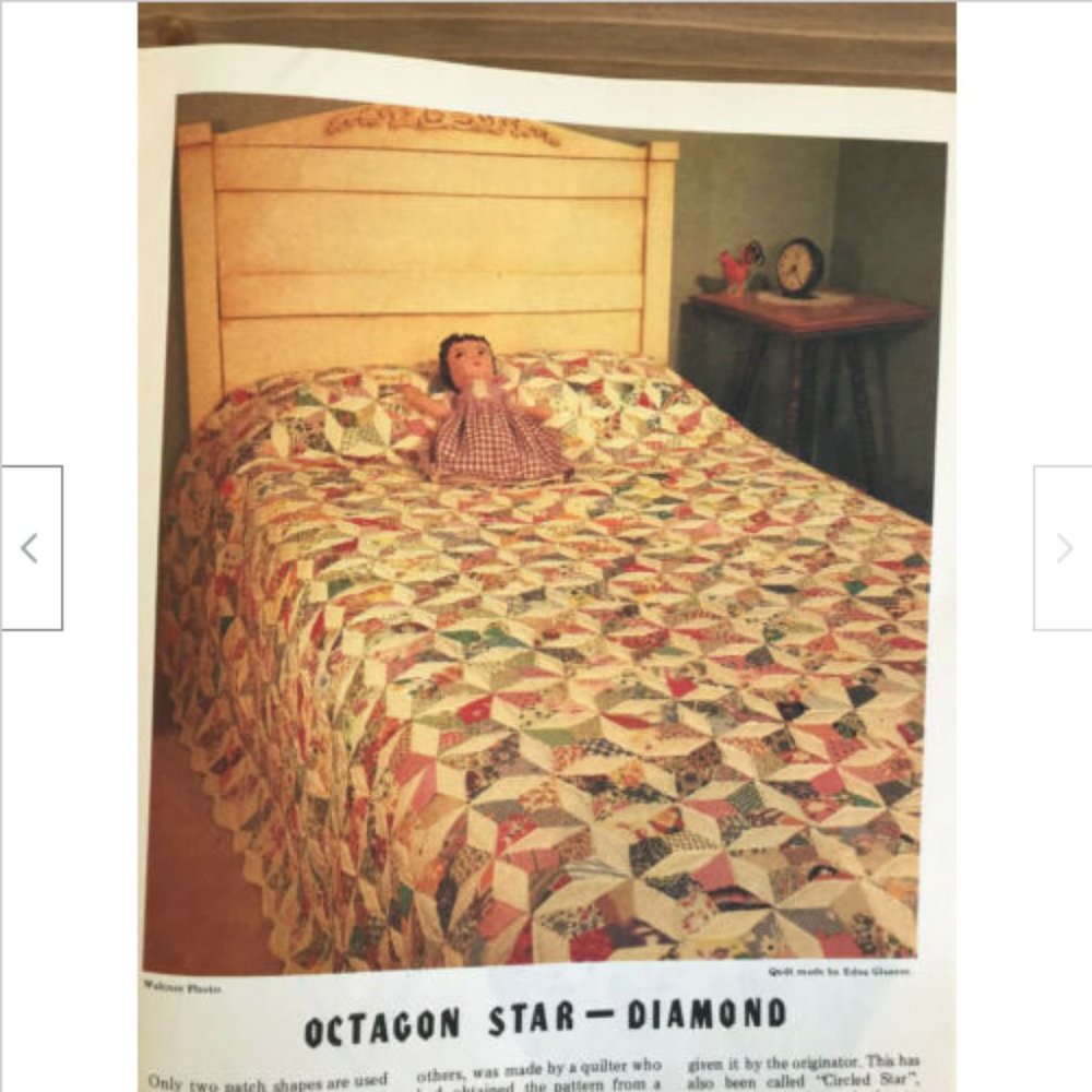 1984 Lone Liberty Concord Missouri Star Pattern Quilt World Magazine 30 Designs